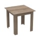 Τραπεζαρία Manka-Parker pakoworld σετ 3τεμ mdf σε μαύρη-sonoma truffle απόχρωση 80x80x77εκ Τραπεζαρία Manka-Parker pakoworld σετ 3τεμ mdf σε μαύρη-sonoma truffle απόχρωση 80x80x77εκ