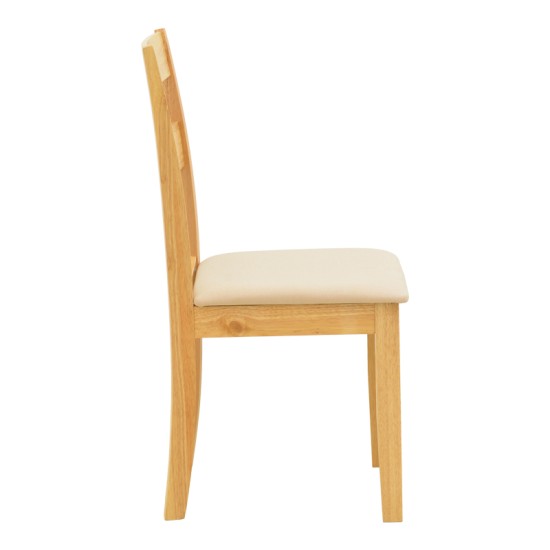 Τραπεζαρία Dallan Country pakoworld 5τεμ σε φυσική απόχρωση rubberwood 120-150x80x74εκ Τραπεζαρία Dallan Country pakoworld 5τεμ σε φυσική απόχρωση rubberwood 120-150x80x74εκ