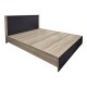 Κρεβάτι με στρώμα Athos Sleepy pakoworld sonoma ανθρακί 160x200εκ Κρεβάτι με στρώμα Athos Sleepy pakoworld sonoma ανθρακί 160x200εκ