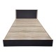 Κρεβάτι με στρώμα Athos Sleepy pakoworld sonoma ανθρακί 160x200εκ Κρεβάτι με στρώμα Athos Sleepy pakoworld sonoma ανθρακί 160x200εκ