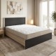 Κρεβάτι με στρώμα Athos Sleepy pakoworld sonoma ανθρακί 160x200εκ Κρεβάτι με στρώμα Athos Sleepy pakoworld sonoma ανθρακί 160x200εκ