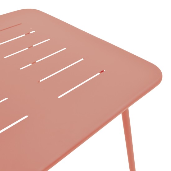 Τραπέζι Moraja pakoworld terracotta μέταλλο 70x70x73εκ Τραπέζι Moraja pakoworld terracotta μέταλλο 70x70x73εκ