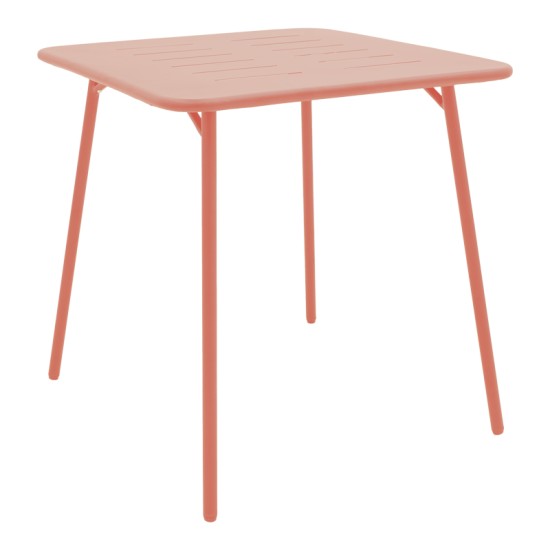 Τραπέζι Moraja pakoworld terracotta μέταλλο 70x70x73εκ Τραπέζι Moraja pakoworld terracotta μέταλλο 70x70x73εκ