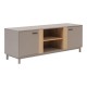 Έπιπλο τηλεόρασης Polenio pakoworld taupe με φυσικό 150x40x53εκ Έπιπλο τηλεόρασης Polenio pakoworld taupe με φυσικό 150x40x53εκ