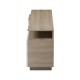 Έπιπλο τηλεόρασης Vendora pakoworld σε sonoma-λευκή απόχρωση 150x29.5x46.3εκ