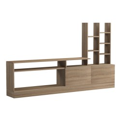 Σύνθετο σαλονιού Seruno pakoworld sonoma 170x25x100εκ Σύνθετο σαλονιού Seruno pakoworld sonoma 170x25x100εκ
