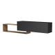 Έπιπλο τηλεόρασης επιτοίχιο Olande pakoworld oak-μαύρο 210x35x48εκ Έπιπλο τηλεόρασης επιτοίχιο Olande pakoworld oak-μαύρο 210x35x48εκ