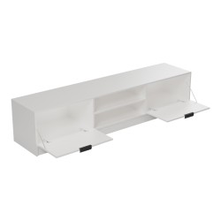 Έπιπλο τηλεόρασης Lemardo pakoworld λευκό 180x40x40εκ Έπιπλο τηλεόρασης Lemardo pakoworld λευκό 180x40x40εκ