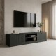 Έπιπλο τηλεόρασης Lemardo pakoworld μαύρο 180x40x40εκ Έπιπλο τηλεόρασης Lemardo pakoworld μαύρο 180x40x40εκ