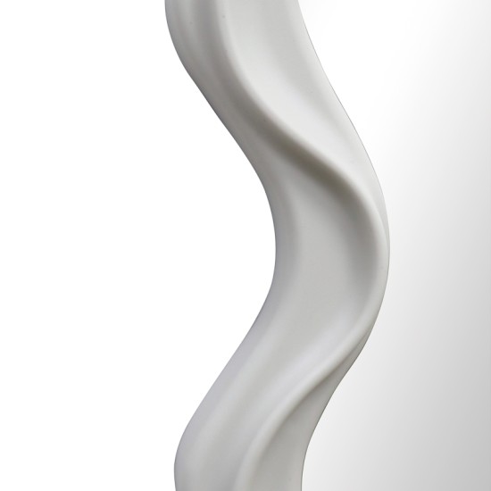 Καθρέπτης Liquid pakoworld pp σε λευκή απόχρωση 26x2.7x39εκ Καθρέπτης Liquid pakoworld pp σε λευκή απόχρωση 26x2.7x39εκ