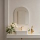 Καθρέπτης Selene pakoworld λεύκο MDF 46x1.2x60 εκ Καθρέπτης Selene pakoworld λεύκο MDF 46x1.2x60 εκ