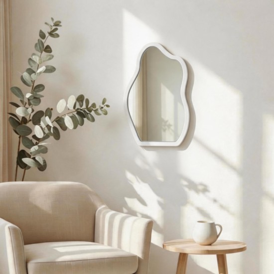 Καθρέπτης Evanthia pakoworld λευκό MDF 36x1.2x56 εκ Καθρέπτης Evanthia pakoworld λευκό MDF 36x1.2x56 εκ