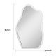Καθρέπτης Evanthia pakoworld λευκό MDF 36x1.2x56 εκ Καθρέπτης Evanthia pakoworld λευκό MDF 36x1.2x56 εκ