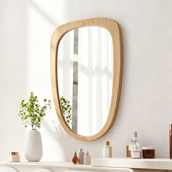 Καθρέπτης Phaedra pakoworld MDF σε φυσική απόχρωση 74x2,5x120 εκ Καθρέπτης Phaedra pakoworld MDF σε φυσική απόχρωση 74x2,5x120 εκ
