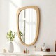 Καθρέπτης Phaedra pakoworld MDF σε φυσική απόχρωση 74x2,5x120 εκ Καθρέπτης Phaedra pakoworld MDF σε φυσική απόχρωση 74x2,5x120 εκ