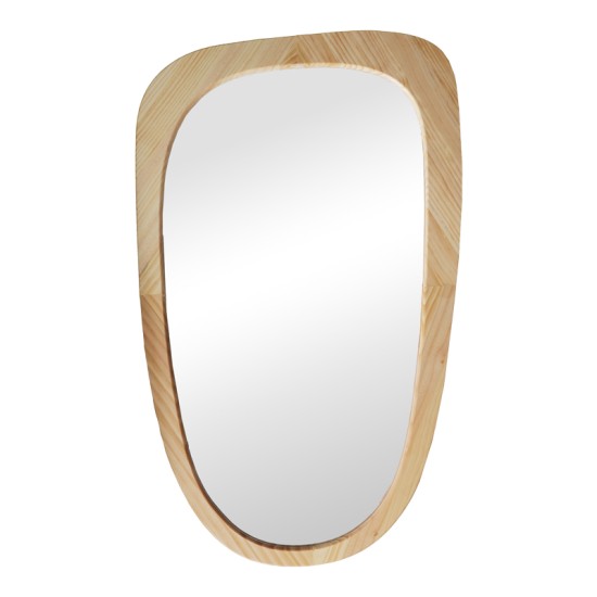 Καθρέπτης Phaedra pakoworld MDF σε φυσική απόχρωση 74x2,5x120 εκ Καθρέπτης Phaedra pakoworld MDF σε φυσική απόχρωση 74x2,5x120 εκ