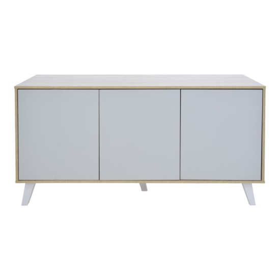 Μπουφές Billie pakoworld sonoma-γκρι 149x40x77εκ Μπουφές Billie pakoworld sonoma-γκρι 149x40x77εκ