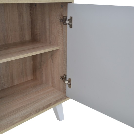Μπουφές Billie pakoworld sonoma-γκρι 149x40x77εκ Μπουφές Billie pakoworld sonoma-γκρι 149x40x77εκ