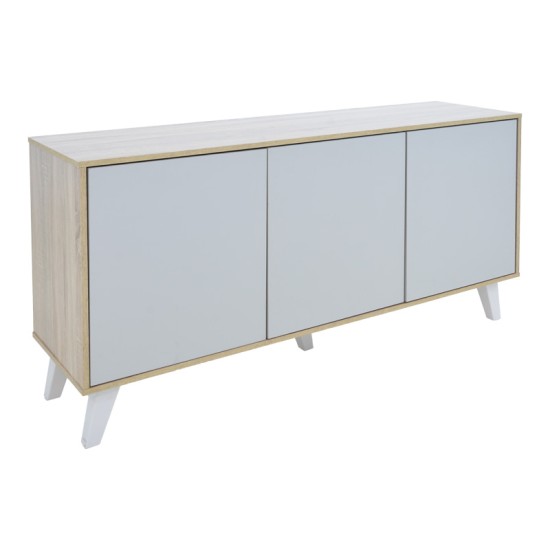 Μπουφές Billie pakoworld sonoma-γκρι 149x40x77εκ Μπουφές Billie pakoworld sonoma-γκρι 149x40x77εκ