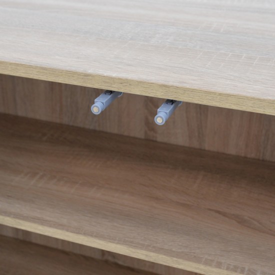 Μπουφές Billie pakoworld sonoma-γκρι 149x40x77εκ Μπουφές Billie pakoworld sonoma-γκρι 149x40x77εκ