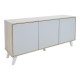 Μπουφές Billie pakoworld sonoma-γκρι 149x40x77εκ Μπουφές Billie pakoworld sonoma-γκρι 149x40x77εκ