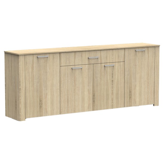 Μπουφές Kinley pakoworld sonoma 210x40x82εκ Μπουφές Kinley pakoworld sonoma 210x40x82εκ
