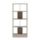 Βιβλιοθήκη Dividre pakoworld sonoma oak μελαμίνης 80x30x181εκ Βιβλιοθήκη Dividre pakoworld sonoma oak μελαμίνης 80x30x181εκ
