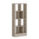 Βιβλιοθήκη Dividre pakoworld sonoma oak μελαμίνης 80x30x181εκ Βιβλιοθήκη Dividre pakoworld sonoma oak μελαμίνης 80x30x181εκ