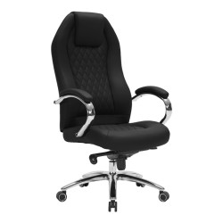 Καρέκλα γραφείου διευθυντή Ionia pakoworld μαύρο PU 67x49,5x115-123εκ
