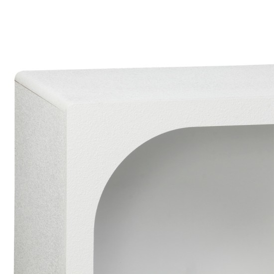 Μπουφές Emersi pakoworld με ράφια mdf σε λευκή απόχρωση 164x34x76εκ Μπουφές Emersi pakoworld με ράφια mdf σε λευκή απόχρωση 164x34x76εκ