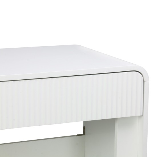 Κονσόλα Zeplen pakoworld λευκό mdf 110x38x75εκ Κονσόλα Zeplen pakoworld λευκό mdf 110x38x75εκ