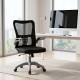 Καρέκλα γραφείου εργασίας Annalise pakoworld μαύρο mesh 57x53x100εκ