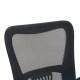 Καρέκλα γραφείου εργασίας Annalise pakoworld μαύρο mesh 57x53x100εκ