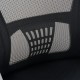 Καρέκλα γραφείου εργασίας Annalise pakoworld μαύρο mesh 57x53x100εκ
