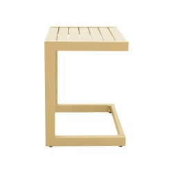 Τραπέζι Aether pakoworld cappuccino αλουμίνιο 37.5x36.5x53εκ Τραπέζι Aether pakoworld cappuccino αλουμίνιο 37.5x36.5x53εκ
