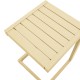 Τραπέζι Aether pakoworld cappuccino αλουμίνιο 37.5x36.5x53εκ Τραπέζι Aether pakoworld cappuccino αλουμίνιο 37.5x36.5x53εκ