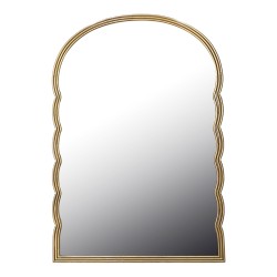 Καθρέπτης Megike Inart μέταλλο σε χρυσή απόχρωση 60x2x90εκ