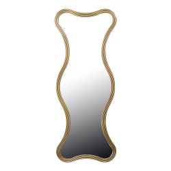 Καθρέπτης Boulen Inart μέταλλο σε χρυσή απόχρωση 51x2x126εκ
