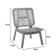 Πολυθρόνα Viborg pakoworld φυσικό teak ξύλο-φυσικό rattan 60x75x87εκ Πολυθρόνα Viborg pakoworld φυσικό teak ξύλο-φυσικό rattan 60x75x87εκ