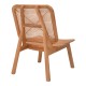 Πολυθρόνα Viborg pakoworld φυσικό teak ξύλο-φυσικό rattan 60x75x87εκ Πολυθρόνα Viborg pakoworld φυσικό teak ξύλο-φυσικό rattan 60x75x87εκ