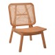 Πολυθρόνα Viborg pakoworld φυσικό teak ξύλο-φυσικό rattan 60x75x87εκ Πολυθρόνα Viborg pakoworld φυσικό teak ξύλο-φυσικό rattan 60x75x87εκ