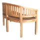 Καναπές διθέσιος Coren pakoworld φυσικό teak ξύλο 130x61x87εκ Καναπές διθέσιος Coren pakoworld φυσικό teak ξύλο 130x61x87εκ
