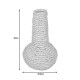 Βάζο Sannery Inart sisal σε φυσική απόχρωση Φ18x30εκ Βάζο Sannery Inart sisal σε φυσική απόχρωση Φ18x30εκ