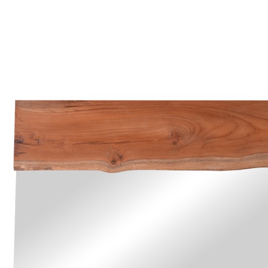 Καθρέπτης Riverine pakoworld teak ξύλο σε φυσική απόχρωση 120x80x4εκ Καθρέπτης Riverine pakoworld teak ξύλο σε φυσική απόχρωση 120x80x4εκ