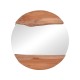 Καθρέπτης Alkmen pakoworld teak ξύλο σε φυσική απόχρωση Φ60x4εκ Καθρέπτης Alkmen pakoworld teak ξύλο σε φυσική απόχρωση Φ60x4εκ