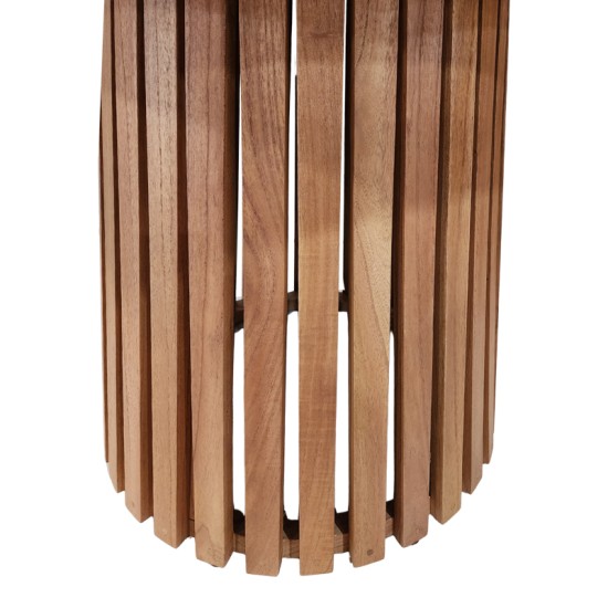 Τραπέζι Kenda I pakoworld mindi ξύλο σε φυσική απόχρωση Φ150x75εκ Τραπέζι Kenda I pakoworld mindi ξύλο σε φυσική απόχρωση Φ150x75εκ
