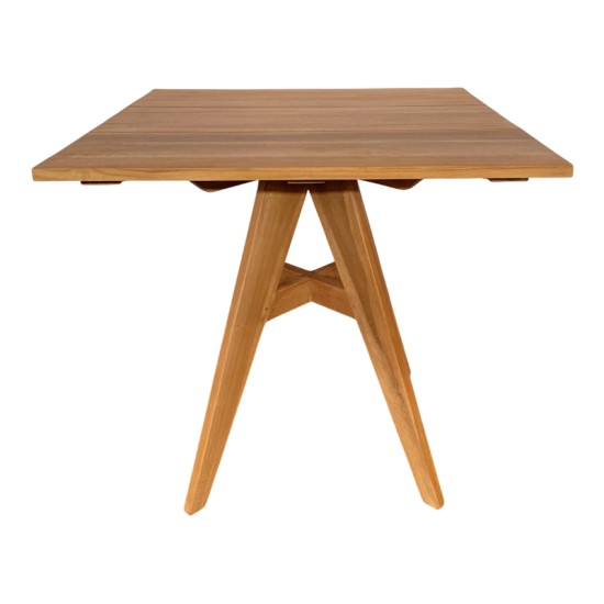 Τραπέζι Cadrada pakoworld teak ξύλο σε φυσική απόχρωση 80x80x76εκ Τραπέζι Cadrada pakoworld teak ξύλο σε φυσική απόχρωση 80x80x76εκ
