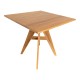 Τραπέζι Cadrada pakoworld teak ξύλο σε φυσική απόχρωση 80x80x76εκ Τραπέζι Cadrada pakoworld teak ξύλο σε φυσική απόχρωση 80x80x76εκ