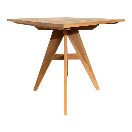 Τραπέζι Cadrada pakoworld teak ξύλο σε φυσική απόχρωση 80x80x76εκ Τραπέζι Cadrada pakoworld teak ξύλο σε φυσική απόχρωση 80x80x76εκ