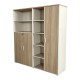 Βιβλιοθήκη γραφείου Stark pakoworld σε oak-μπεζ απόχρωση 160x40x200εκ Βιβλιοθήκη γραφείου Stark pakoworld σε oak-μπεζ απόχρωση 160x40x200εκ